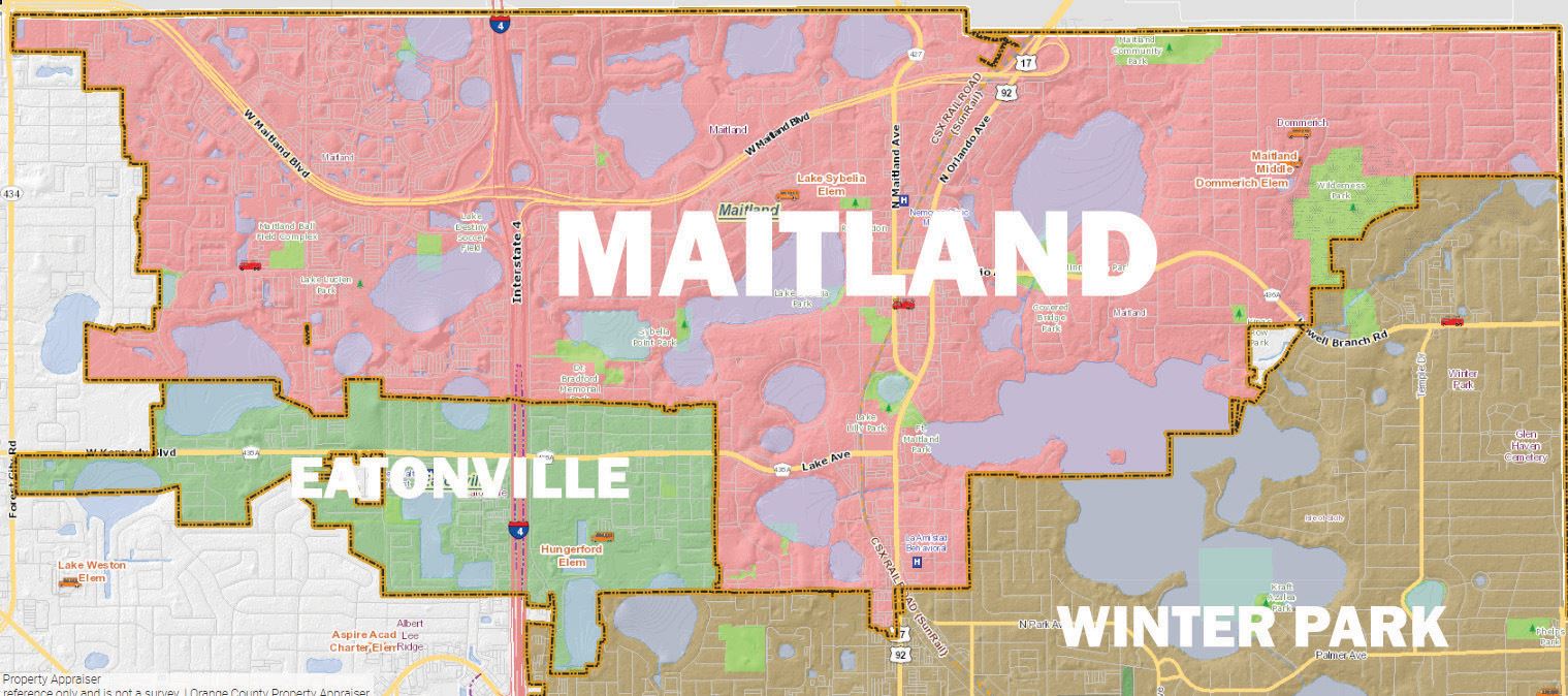 Maitland Map
